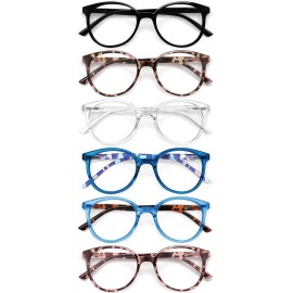 GIBLOGO Reading Glasses for Women/ Men Eye Glasses Blue Light Reading Glasses Cheaters Eyeglasses