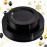 FLOWERCAT 60PCS Black Plastic Plates - Heavy Duty Black Disposable Plates for 30 guests Halloween Party/Wedding/New Year - Include 30PCS 10.25inch Dinner Plates and 30PCS 7.5inch Dessert Plates