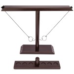 DreamToyz Ring Toss Game - Hook and Ring Game - Easy and Quick Installment Within Seconds - Largest Size 17 inch by 13 inch