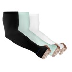 Achiou Arm Sun Sleeves Compression UV Protection Cooling for Men Women Summer Sunblock Basketball Football, Cover Arms Tattoo