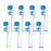 Replacement Brush Heads Compatible with Oral B- Double Clean Design, Double Clean Brush Heads, Compatible with Braun Oral-B Dual Clean Electric Toothbrush (8-Pack)