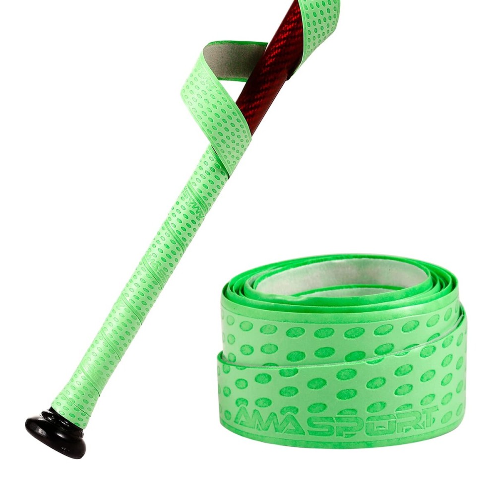INSUM Baseball Bat Grip Tape Softball Bat Wrap Grip Tape 1.1mm (Green)
