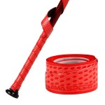 INSUM Baseball Bat Grip Tape Softball Bat Wrap Grip Tape 1.1mm (Red)