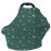 Carseat Covers for Baby Breastfeeding - Multi use Car Seat Canopy Cover, Infant Stroller Canopy Cover for Girls (Green Print)