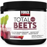 Total Beets Superfood Beet Root Powder 2-Pack, Nitrates to Support Circulation, Blood Flow, Nitric Oxide, Energy, Endurance, Stamina, Cardiovascular Heart Health Supplement, Force Factor, 60 Servings