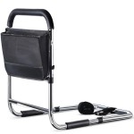 Medical king Bed Assist Rail Without Legs Bed Assist Rails for Seniors ASTM Approved Bed Assist bar with Storage Pocket Easy to get in or Out of Bed Safely with Floor Support