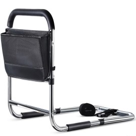 Medical king Bed Assist Rail Without Legs Bed Assist Rails for Seniors ASTM Approved Bed Assist bar with Storage Pocket Easy to get in or Out of Bed Safely with Floor Support