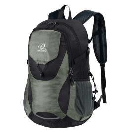 WATERFLY Lightweight Packable Hiking Backpack: 30L Foldable Travel Daypack Ultralight Camping Day Pack for Woman Man