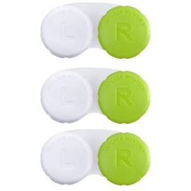 RHUI Contact Lens Case for Travel, Daliy Use-Green