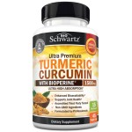 Turmeric Curcumin with Black Pepper Extract 1500mg - High Absorption Ultra Potent Turmeric Supplement with 95% Curcuminoids and BioPerine - Non GMO Tumeric Capsules for Joint Support - 45 Capsules