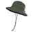 FEICUI Men Women Outdoor Bucket Hat Quick Dry Packable UV Protection Boonie Sun Hat (Dark Green)