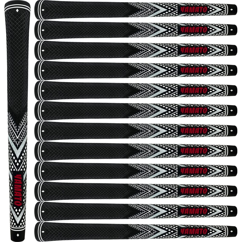 Yamato Innovative Golf Grips 13 Pack Midsize/Standardsize Golf Club Grips, All-Weather Firm Control And High Performance Grips Provides Superior Comfort And Responsiveness,4 colors Available