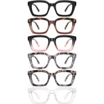 miyya Stylish Reading Glasses for Women, Cheaters Eyeglasses, Oversized Blue Light Readers, Fashion Eye Glasses