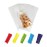 Newkita 4x9 Clear Cellophane Bags, Cake Pop & Treat Bags with Ties, 100 Pack