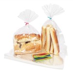 Newkita 11x14 Clear Cellophane Bags with 4 Twist Ties - Candy/cookie/Treat Bags - 100 Pack