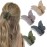 ATODEN Butterfly Hair Clips 4Pcs Matte Claw Clips for Thin Hair, Cute Hair Accessories and Jaw Clips as Gifts