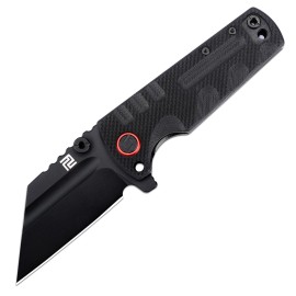 ARTISANCUTLERY Tactical Knife Proponent Subsize (1820PS) D2 Steel Black PVD Blade with G10 Handle, Black