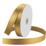 1 Wide x 100 Yards Single Face Polyester Satin Ribbon, Satin Ribbon for Crafts, Gift, Hair Bows, Wedding Party Decoration, Bow Making & Other Projects (Champagne Gold)