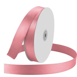 1 Wide x 100 Yards Single Face Polyester Satin Ribbon, Satin Ribbon for Crafts, Gift, Hair Bows, Wedding Party Decoration, Bow Making & Other Projects (Pink)