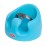 Nuby My Floor Seat - Portable Baby Chair with Soft Foam Cushion, Safety Harness, and High Back Design - 4+ Months - Blue