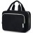 Narwey Travel Toiletry Bag for Women Large Hanging Makeup Bag Organizer Toiletries Bag for Full Size Essentials Accessories Cosmetics (Black (Large))