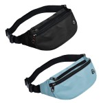 2 Packs Fanny Packs for Men and Women, Waterproof Sports Waist Pack Bag for Travel Hiking Running Hands-free
