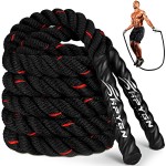 HPYGN Weighted Jump Rope, Heavy Jump Rope for Fitness, 5LB Weighted Adult Skipping Rope for Men&Women, Jumprope for Working Out to Improve Stamina, Strength training, Workout Equipment for Home Gym
