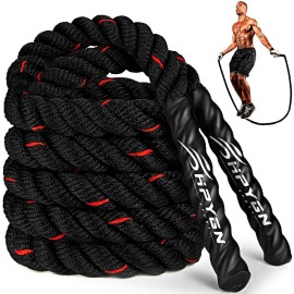HPYGN Weighted Jump Rope, Heavy Jump Rope for Fitness, 5LB Weighted Adult Skipping Rope for Men&Women, Jumprope for Working Out to Improve Stamina, Strength training, Workout Equipment for Home Gym