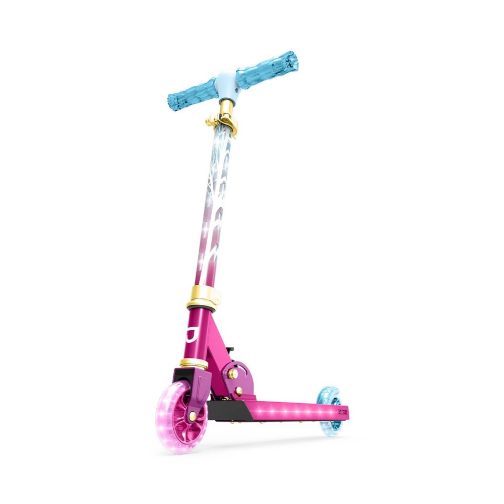 Jetson Frozen 2 Kids LED Light-Up Kick Scooter, Adjustable Handlebar, Easy Fold - Ages 5+
