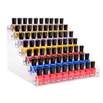 Kingtaily 7 Tiers Layers Organizer Rack Stand Holder Large Capacity Acrylic Clear for Nails Polish Essential Oil Lipstick and Sunglasses