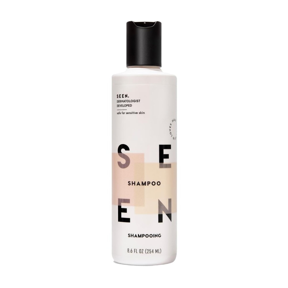 SEEN Shampoo - Scented - Non-Comedogenic & Hair Shampoo- Dermatologist-Developed - Safe for Sensitive & Acne Prone Skin
