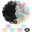 200Pcs Baby Hair Ties, 1 Inch Seamless Toddler Hair Ties for Girls and Kids, Elastic Ponytail Holders Stocking Stuffers for Kids