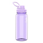 Takeya Tritan Sport Water Bottle with Spout Lid - BPA-Free & Dishwasher-Safe Water Bottle - Reusable Bottle with Lid Handle - Simple Leak-Proof Water Bottle - 32 oz, Vivacity Purple