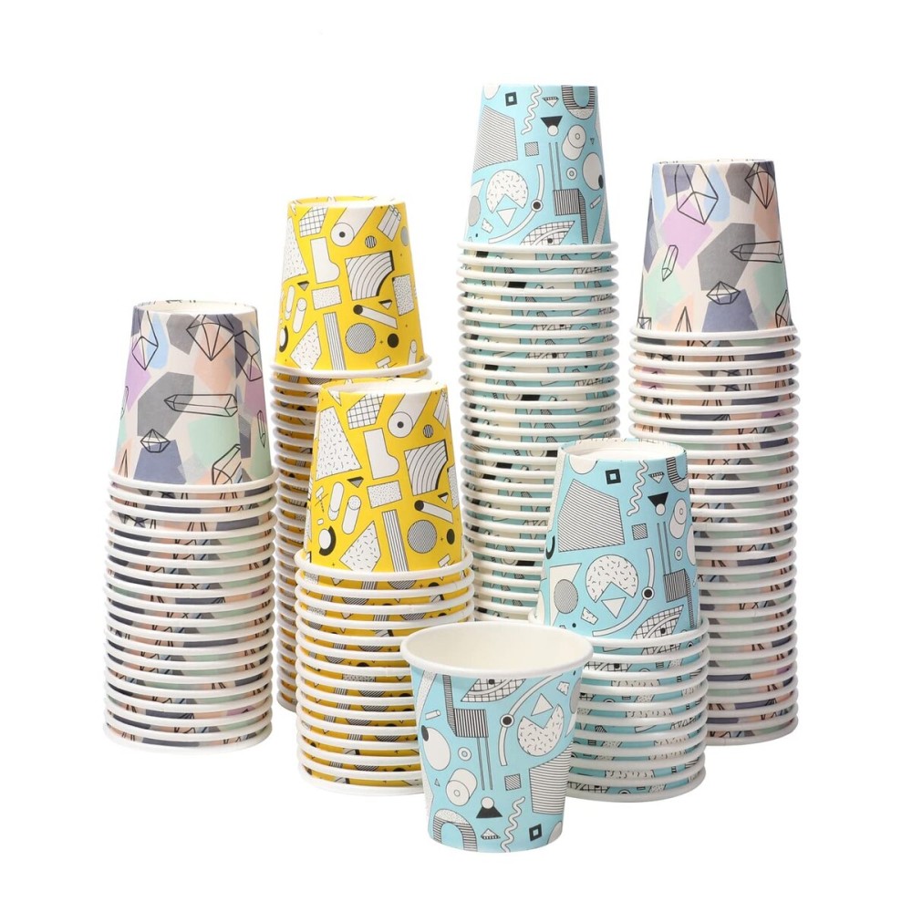 Lamosi 3 oz Bathroom Cups 300 Pack, 3 oz Paper Cups, Mouthwash Cup, Mini Paper Cup for Parties, Picnics, Barbecues, Travel and Events