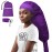 TEPENAR Hair Dryer Bonnet Attachment: Upgraded Extra Large Hooded Dryer Adjustable Hair Dryer Caps - Easy to Use for Natural Curly Textured Hair Care Styling Fast Drying - Purple