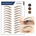 Bliss and Beyond USA | Microblading & Shading Tattoo | A combination of hair stoke and powdered brows | Non-toxic | Vegan friendly (Dramatic Hollywood, Light Brown)