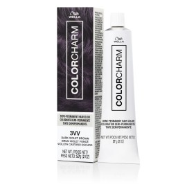 COLORCHARM Demi Permanent Hair Color, 3VV Dark Violet Brown, Gloss, Refresh & Tone, 2 Fl Oz
