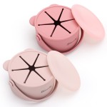 Dilovely Silicone Snack Cups for Toddlers, Toddler Snack Containers, Baby Treat Catcher with DustProof Lid 2 Pack Dishwasher Safe and BPA Free 9 Oz