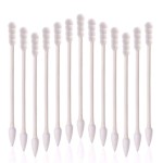 800 Pieces Cotton Swabs, Spiral Pointed Tipped with Paper Stick, Quality Cotton Heads- Sturdy Handle - Multipurpose, 4 Packs, 200 Pieces 1 Pack