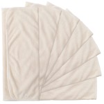 7 Pack Cloth Diaper Prefold Inserts with Snap - 2-4-2 Layers - Reusable and Absorbent - 13 x 15 Perfect for Any Diaper - Nora\'s Nursery