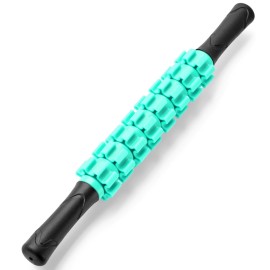 ZanLLW Muscle Roller Stick, Muscle Roller, Liposuction Massage Roller for Lymphatic Drainage, Massager Stick for Relief Muscle Soreness, Trigger Points, Help Exercise Runner Legs, Back Recovery