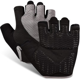 Sunnex Gym Gloves - Fingerless, Breathable Workout Gloves for Weightlifting, Cycling & More