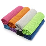 SMALLElectric 8 Packs 40x 12 Microfiber Multicolor Solid Cooling Towel (Temperature Regulating) for Yoga, Sport, Gym, Workout, Fitness, Running