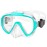 Norabidea Swim Goggles Adult Kids, Anti Fog Swimming Goggles with Nose Cover ,No Leaking Clear Snorkel Dive Mask 180 Wide View Men Women Youth Boys Girls