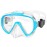 Norabidea Swim Goggles Adult Kids, Anti Fog Swimming Goggles with Nose Cover ,No Leaking Clear Snorkel Dive Mask 180 Wide View Men Women Youth Boys Girls