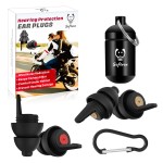 Softvox Motorcycle Ear Plugs 2Pairs, Wind Noise Reduction Audible Filter Moto Hearing Protection, 100X Reusable Comfy Earplugs for Riding, Motorbike, Motorsports, Touring, Racing, Commuting, Shooting