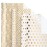 LeZakaa Gold Wrapping Paper Roll, Luxury Metallic Gift Wrap with Heart, Geometric & Floral Pattern for Wedding, Birthday, Anniversary, Bridal Shower, Christmas, Valentines, 17 x 120 inches, 3Rolls
