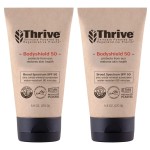Thrive Natural Care Reef Safe Sunscreen SPF50 - Hawaii 104 Reef Act Compliant - Mineral Sunscreen Non-Nano Zinc Oxide - Vegan, (5.8 Oz (Pack of 2))