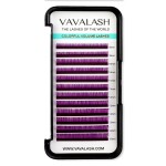 Colored Lash Extensions 0.07mm CC Curl Violet Individual Volume Lashes Extensions 13-20 Mix Length Color Eyelash Extensions for Salon (Violet 0.07-CC, 13-20mm)