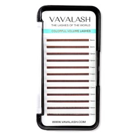 Colored Lash Extensions 0.07mm CC Curl White Individual Volume Lashes Extensions 8-15 Mix Length Color Eyelash Extensions for Salon (White 0.07-CC, 8-15mm)